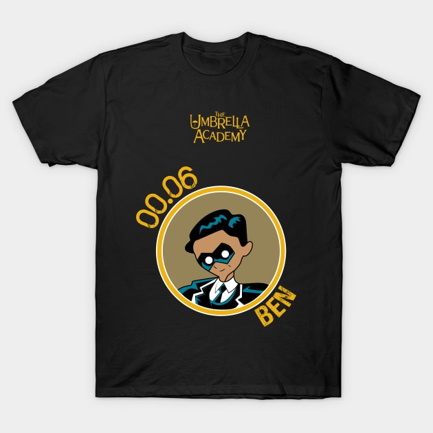 UMBRELLA ACADEMY: BEN CARTOON T-Shirt by FunGangStore